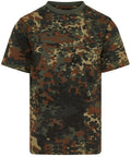 MENS ARMY T-SHIRT S-3XL FLECKTARN CAMOUFLAGE German Bundeswehr Camo