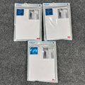 Lot of 3 Uniqlo Airism V-Neck Short Sleeve T Shirt Size Medium
