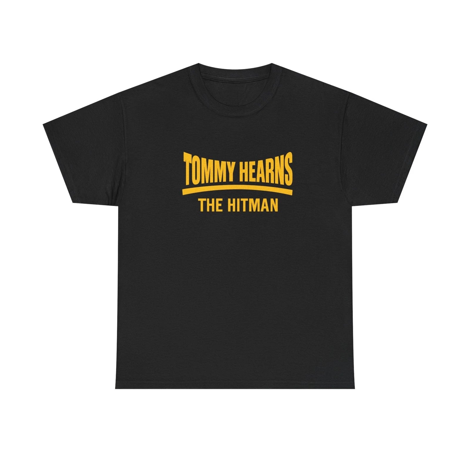 Tommy "The Hitman" Hearns Unisex Heavy Cotton Tee Shirt, Detroit Boxing Champion
