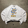 Vintage 1994 Grateful Dead Cal Berkley Bear Grail White Long Sleeve Shirt Sz XL