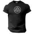 Triquetra T Shirt Gym Clothing Bodybuilding Workout MMA Vikings Warrior Odin Top