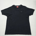 Slazenger Mens Black Graphic Logo V-Neck T-Shirt 2XL Regular