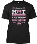 Firefighter Girlfriend Or Wife Fi T-Shirt Made in the USA Size S to 5XL
