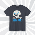Boston Breakers 1983 USFL Vintage Football Navy Heather T-Shirt - Patriots