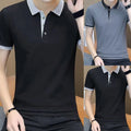 Men's Polyester 96% Spandex 4% Short Sleeve T-Shirt Slim Fit Streetwear