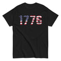 USA 1776 Distressed Men Patriotic T Shirt American Flag
