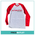 Jamiroquai - automation red & white long sleeve t-shirt (medium)