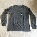 NWT George Crew Neck Long Sleeve T Gray Med