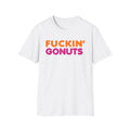FUCKIN GONUTS t-shirt 90's T Shirt funny parody dunkin coffee donuts