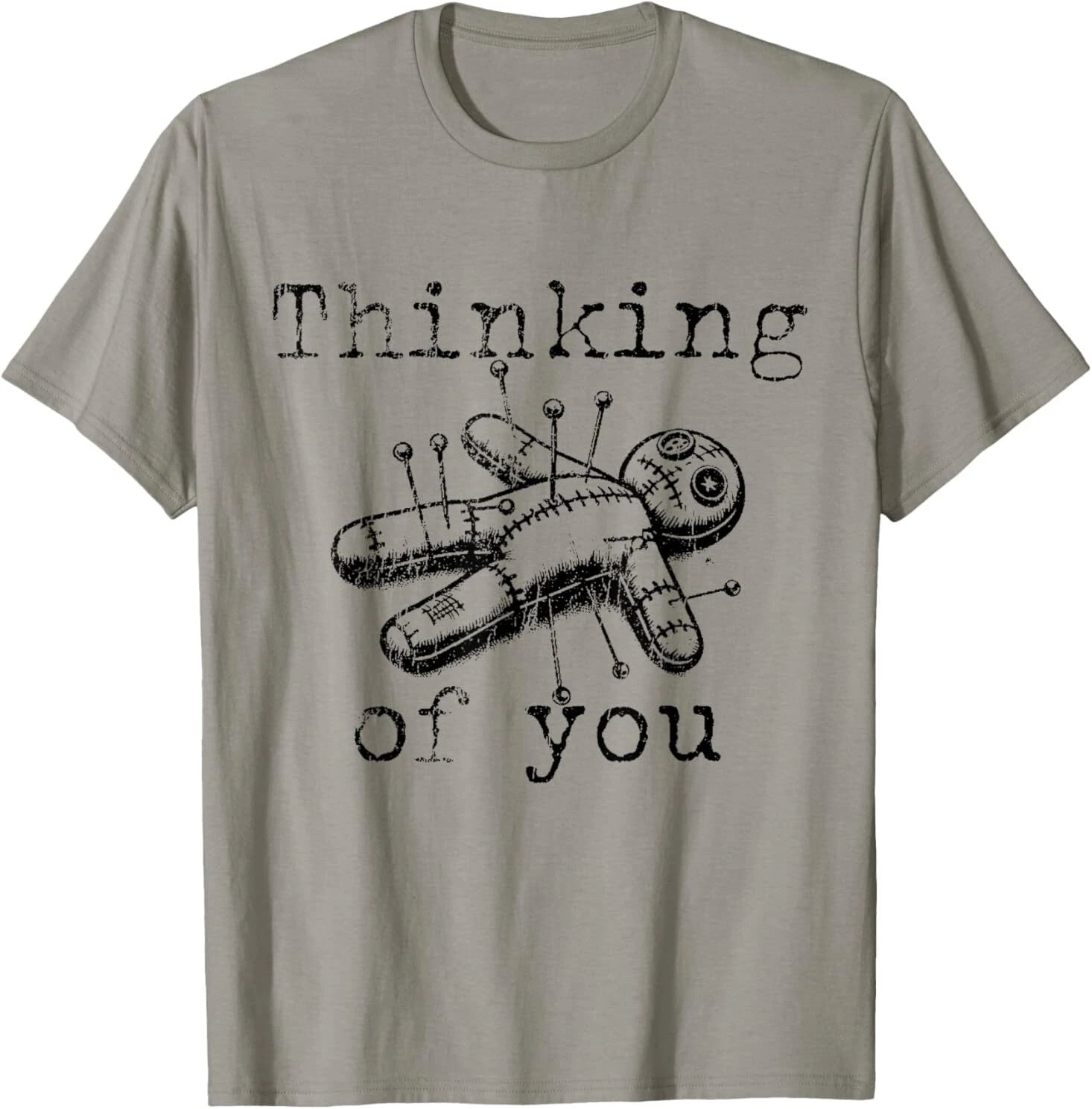 Thinking Of You Funny Vintage Voodoo Doll T-Shirt