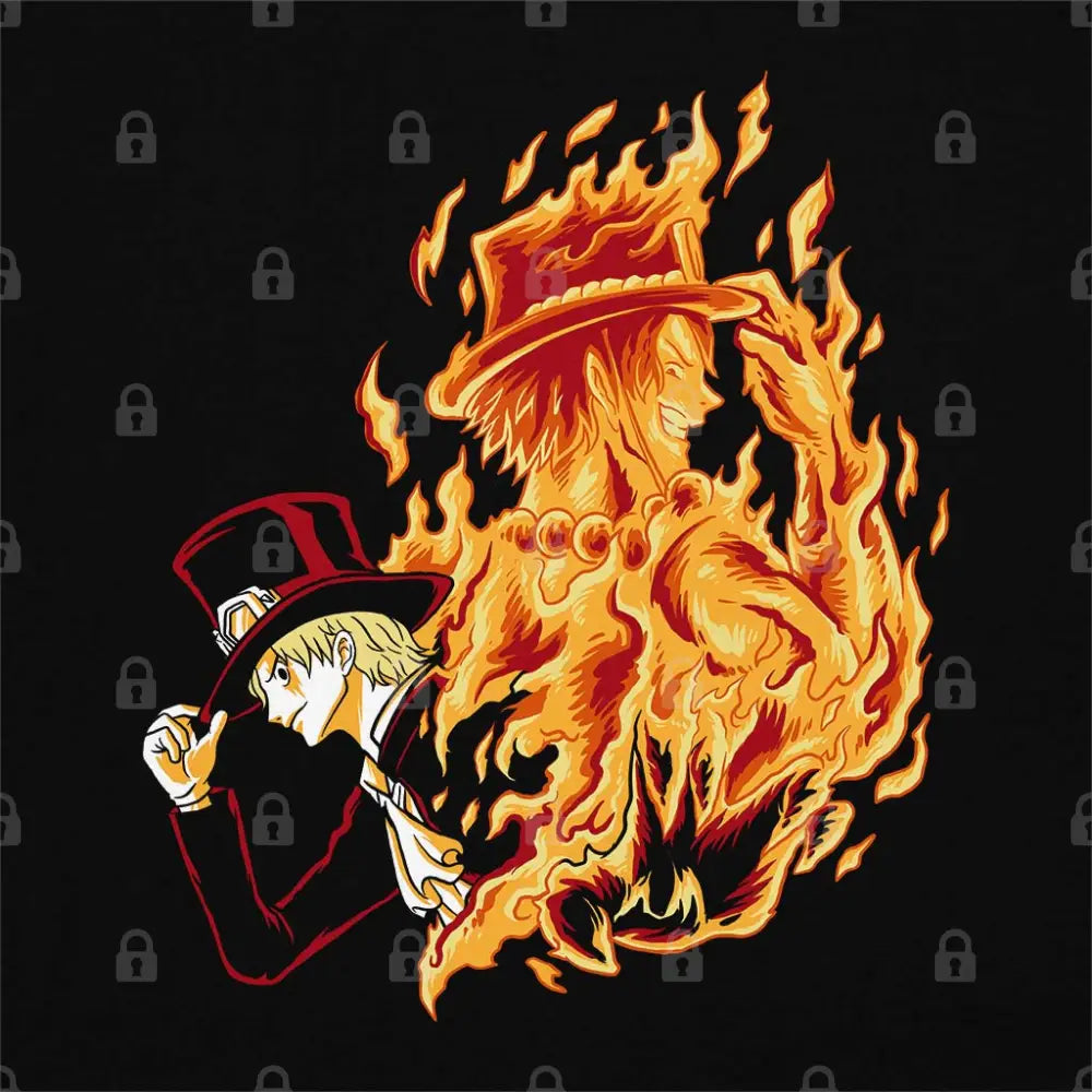 Sabo's Flame T-Shirt Hoodie, Sweatshirt | CiraTrend.com (Image 1)