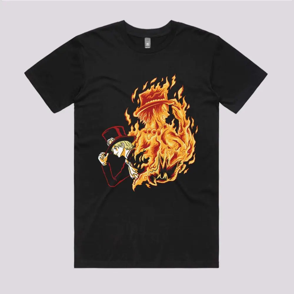 Sabo's Flame T-Shirt Hoodie, Sweatshirt | CiraTrend.com (Image 2)