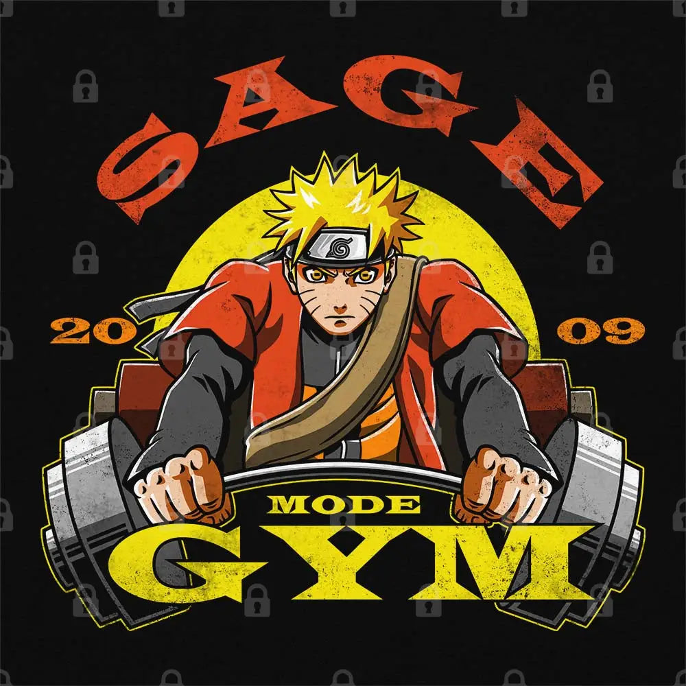 Sage Mode Gym T-Shirt Hoodie, Sweatshirt | CiraTrend.com (Image 1)