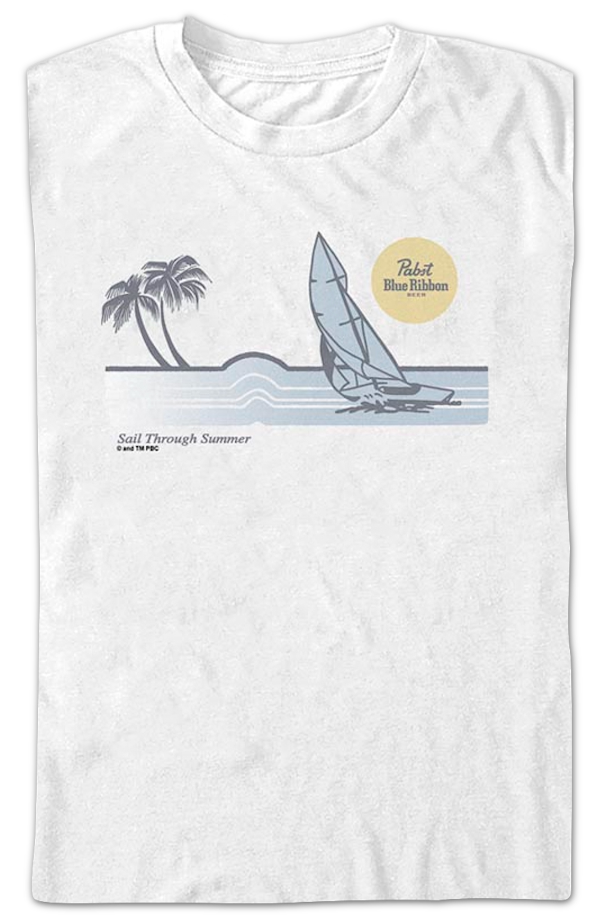 Sail Through Summer Pabst Blue Ribbon T-Shirt Hoodie, Sweatshirt | CiraTrend.com (Image 2)