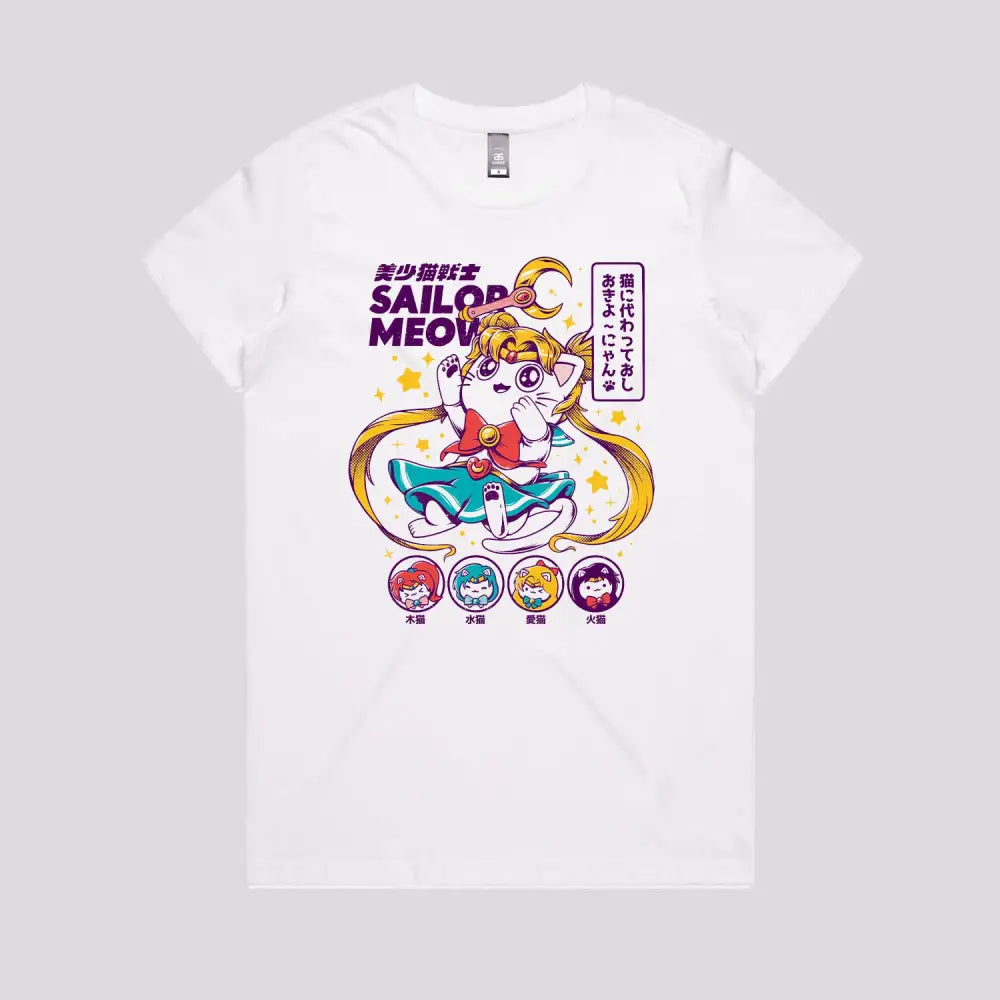 Sailor Meow T-Shirt Hoodie, Sweatshirt | CiraTrend.com (Image 3)