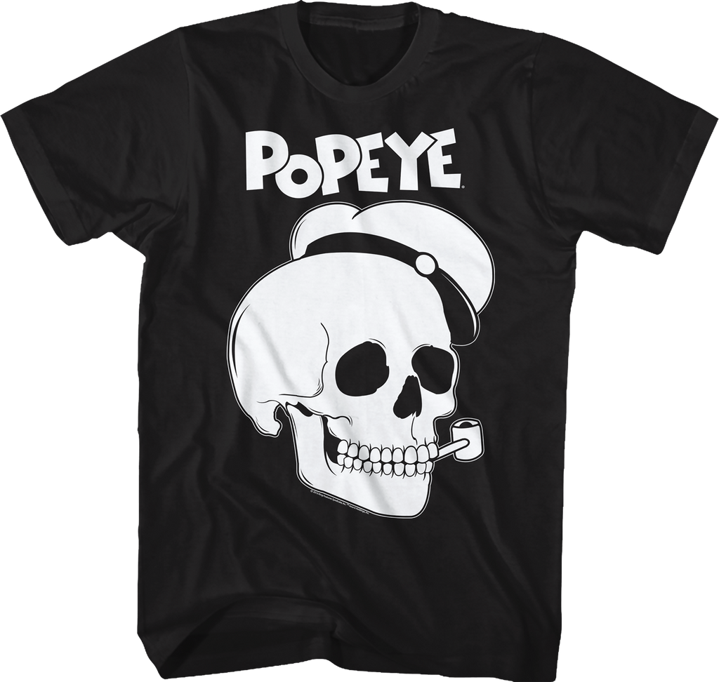 Sailor Skull Popeye T-Shirt Hoodie, Sweatshirt | CiraTrend.com (Image 1)