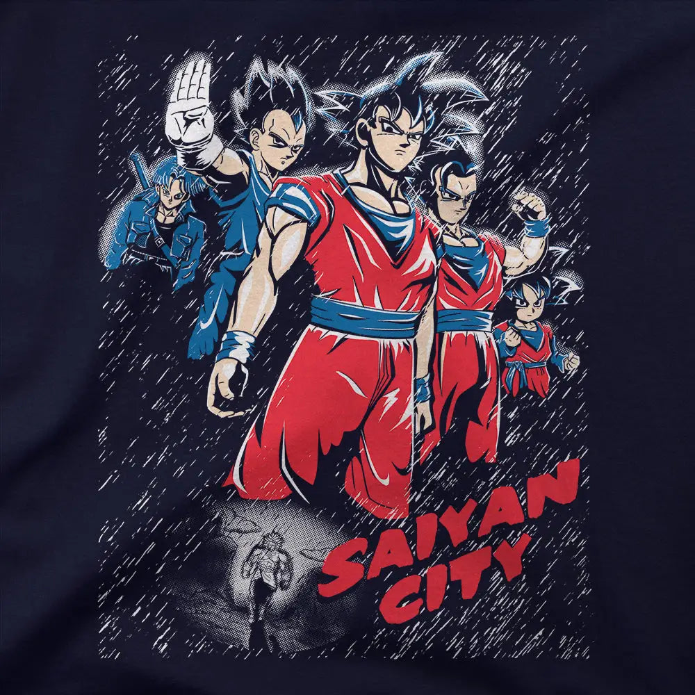 Saiyan City T-Shirt Hoodie, Sweatshirt | CiraTrend.com (Image 4)