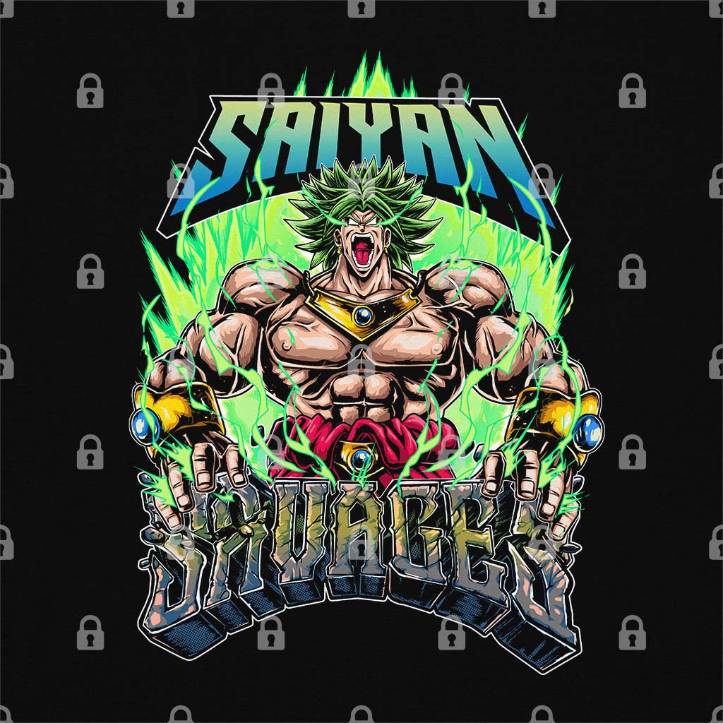Saiyan Savages T-Shirt Hoodie, Sweatshirt | CiraTrend.com (Image 1)