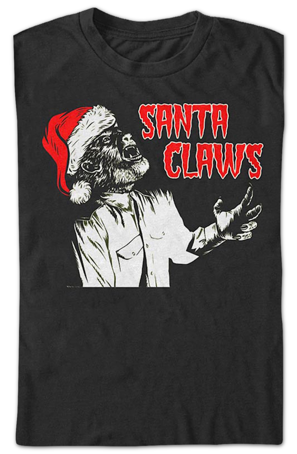 Santa Claws Wolf Man T-Shirts, Hoodie, Sweatshirt
