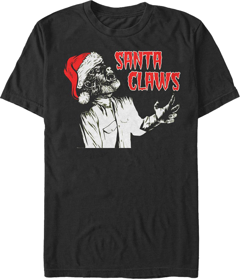 Santa Claws Wolf Man T-Shirts, Hoodie, Sweatshirt