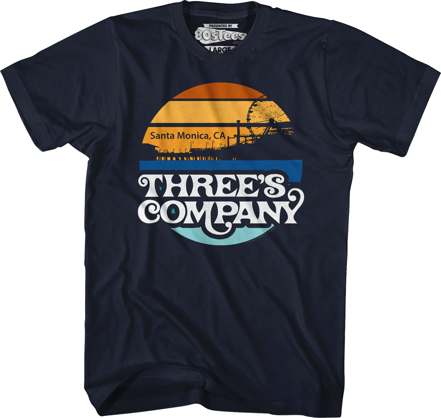 Santa Monica Sunset Three'S Company T-Shirts, Hoodie, Sweatshirt
