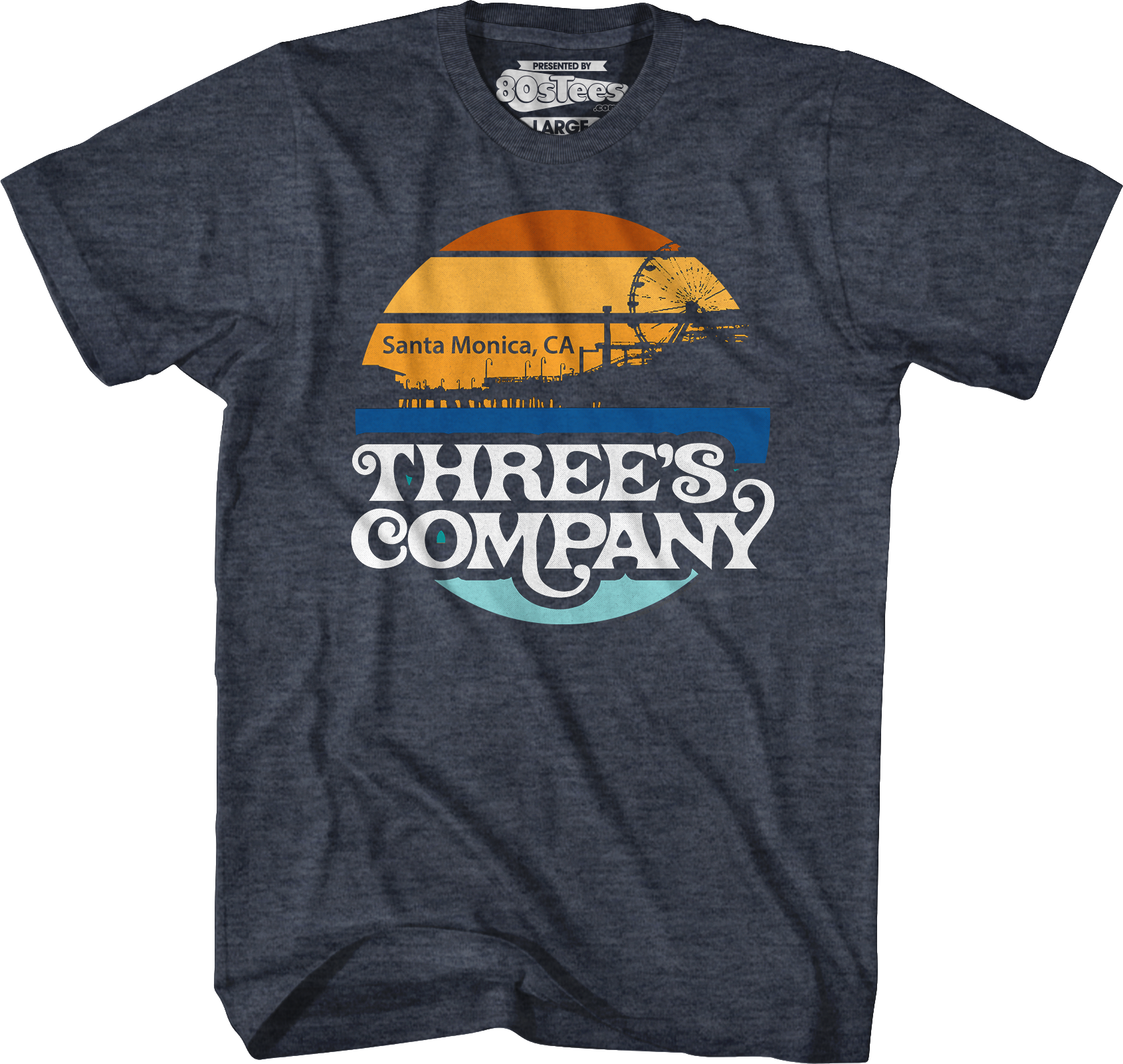 Santa Monica Sunset Three'S Company T-Shirts, Hoodie, Sweatshirt