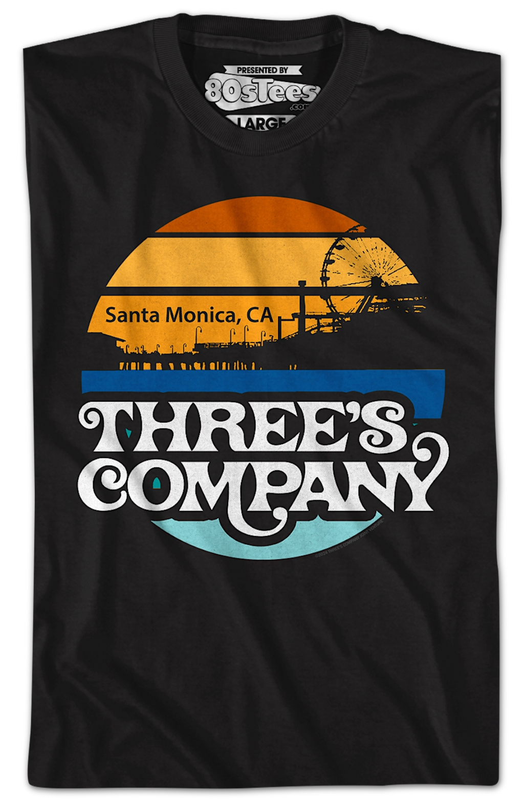 Santa Monica Sunset Three'S Company T-Shirts, Hoodie, Sweatshirt