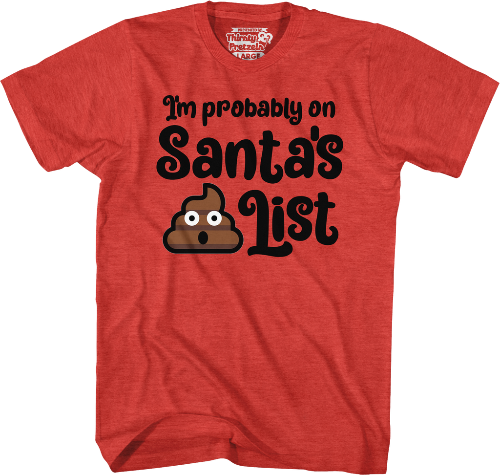 Santa'S Shit List T-Shirts, Hoodie, Sweatshirt