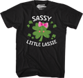 Sassy Little Lassie St. Patrick's Day T-Shirt Hoodie, Sweatshirt | CiraTrend.com (Image 1)