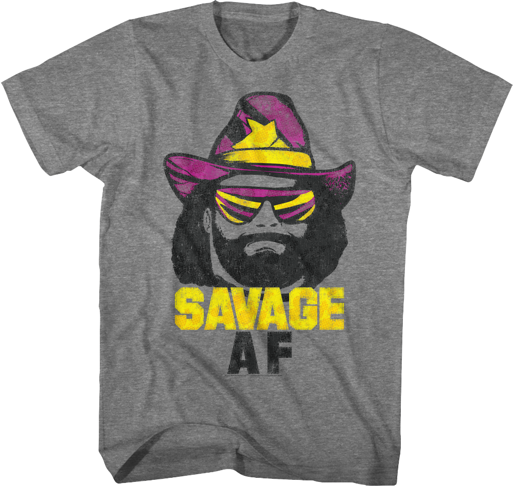 Savage AF Macho Man T-Shirt Hoodie, Sweatshirt | CiraTrend.com (Image 1)