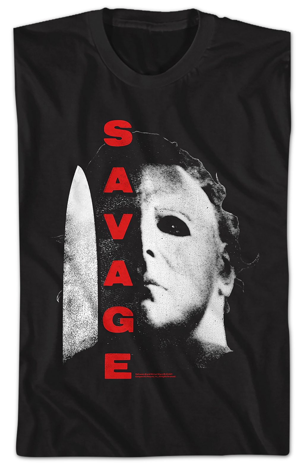 Savage Michael Myers Halloween T-Shirt Hoodie, Sweatshirt | CiraTrend.com (Image 2)