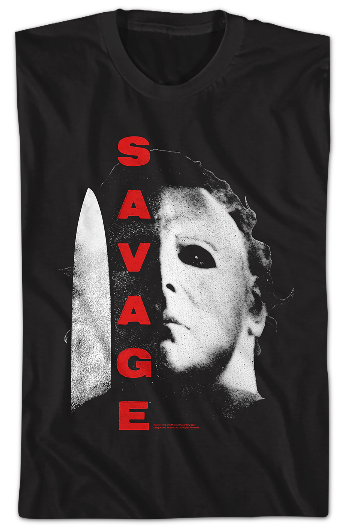 Savage Michael Myers Halloween T-Shirt Hoodie, Sweatshirt | CiraTrend.com (Image 2)