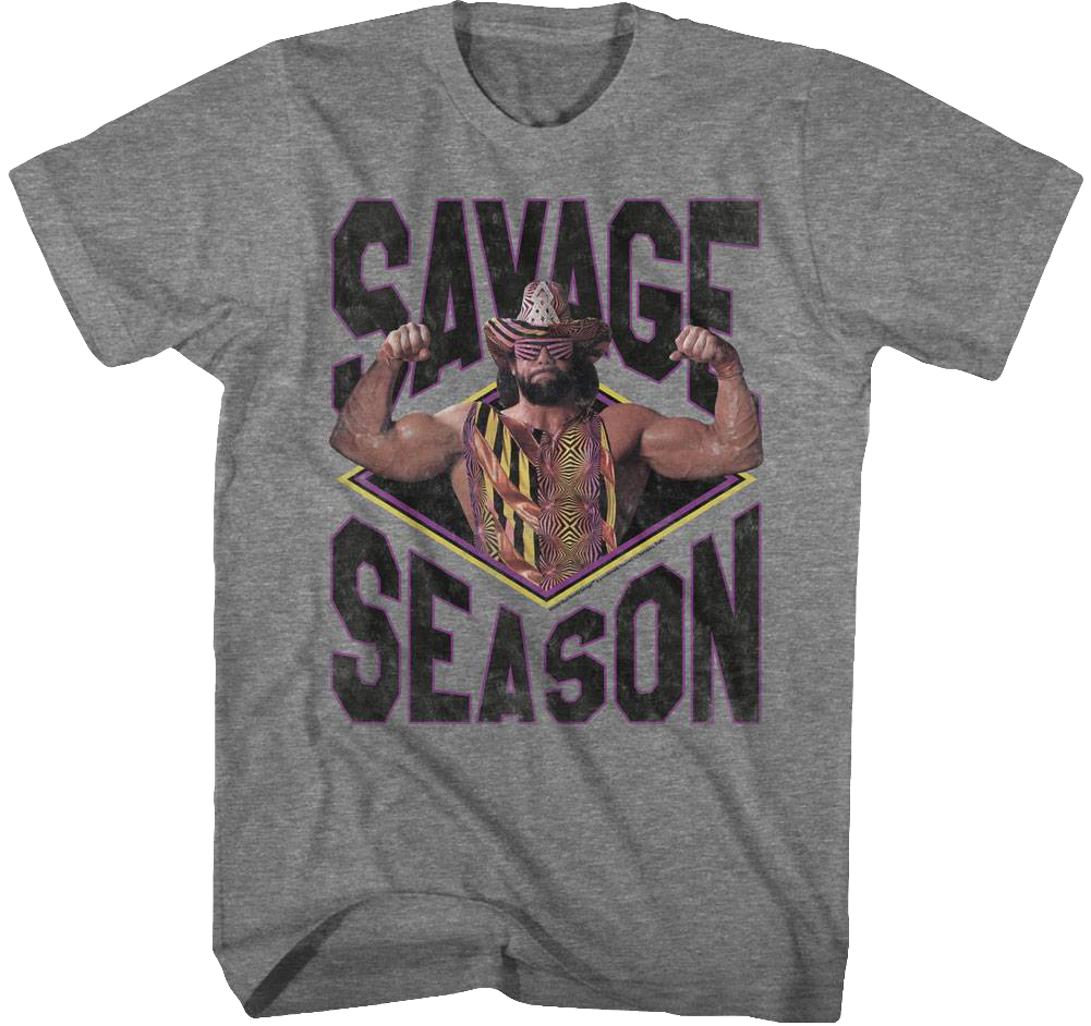 Savage Season Macho Man T-Shirt Hoodie, Sweatshirt | CiraTrend.com (Image 1)