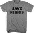 Save Ferris Distressed Ferris Bueller's Day Off T-Shirt Hoodie, Sweatshirt | CiraTrend.com (Image 1)