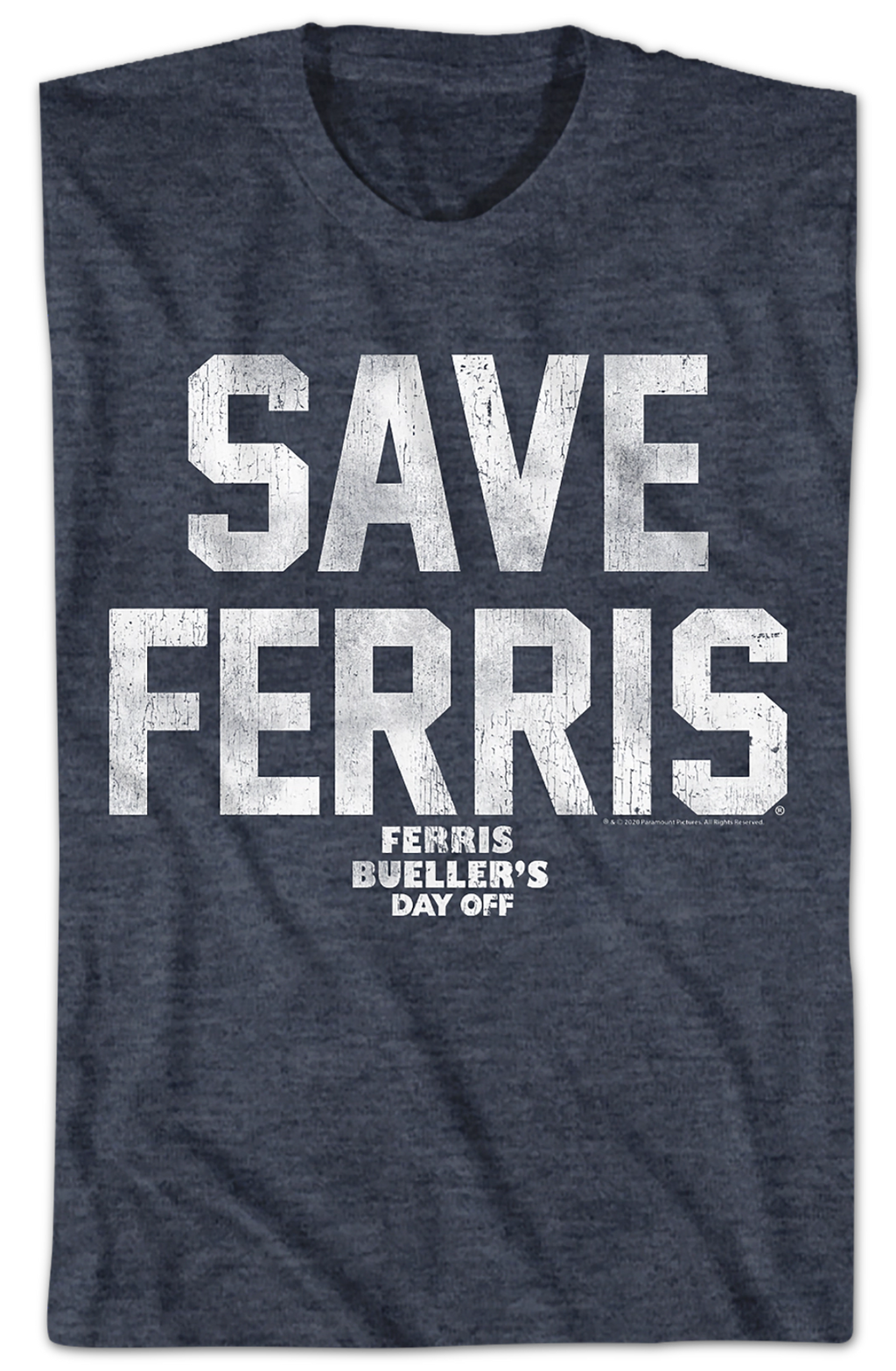 Save Ferris Vintage Blue Design Ferris Bueller's Day Off T-Shirt Hoodie, Sweatshirt | CiraTrend.com (Image 2)