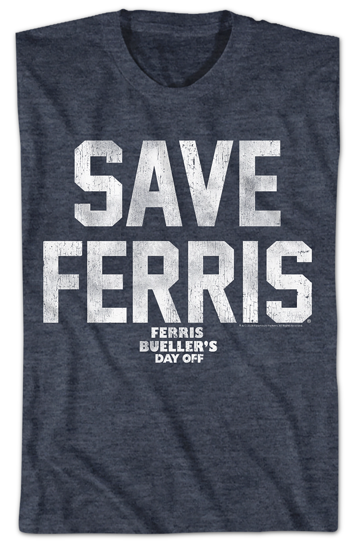 Save Ferris Vintage Blue Design Ferris Bueller's Day Off T-Shirt Hoodie, Sweatshirt | CiraTrend.com (Image 2)