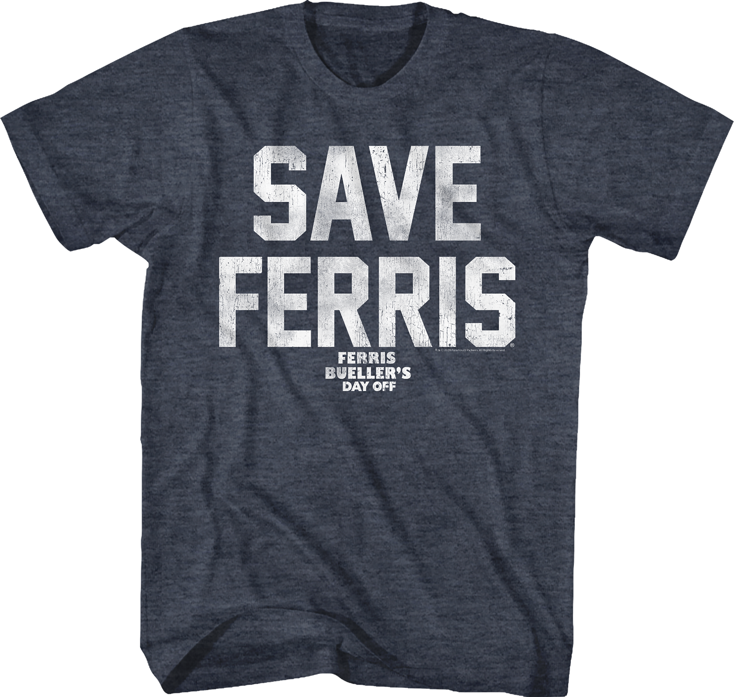 Save Ferris Vintage Blue Design Ferris Bueller's Day Off T-Shirt Hoodie, Sweatshirt | CiraTrend.com (Image 1)