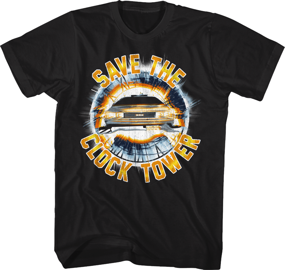 Save the Clock Tower Back To The Future T-Shirt Hoodie, Sweatshirt | CiraTrend.com (Image 1)