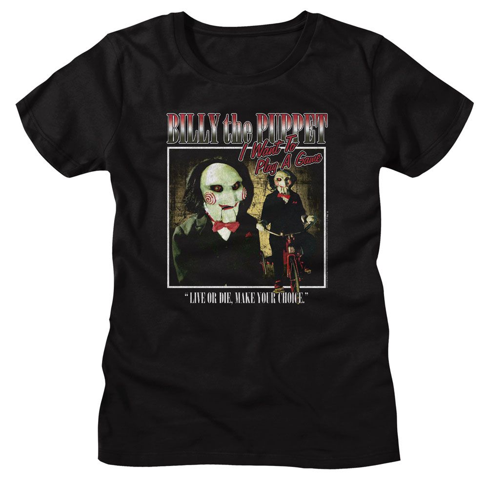 Saw - Two Image Square Womens T-Shirt Hoodie, Sweatshirt | CiraTrend.com