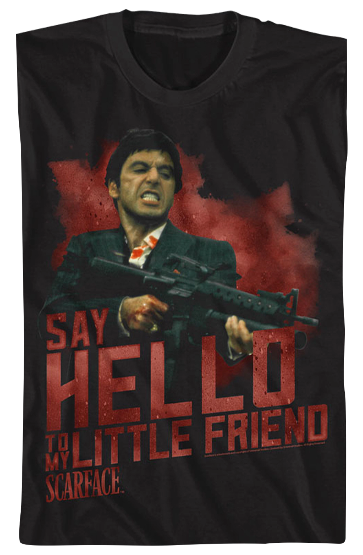 Say Hello To My Little Friend Scarface T-Shirt Hoodie, Sweatshirt | CiraTrend.com (Image 2)