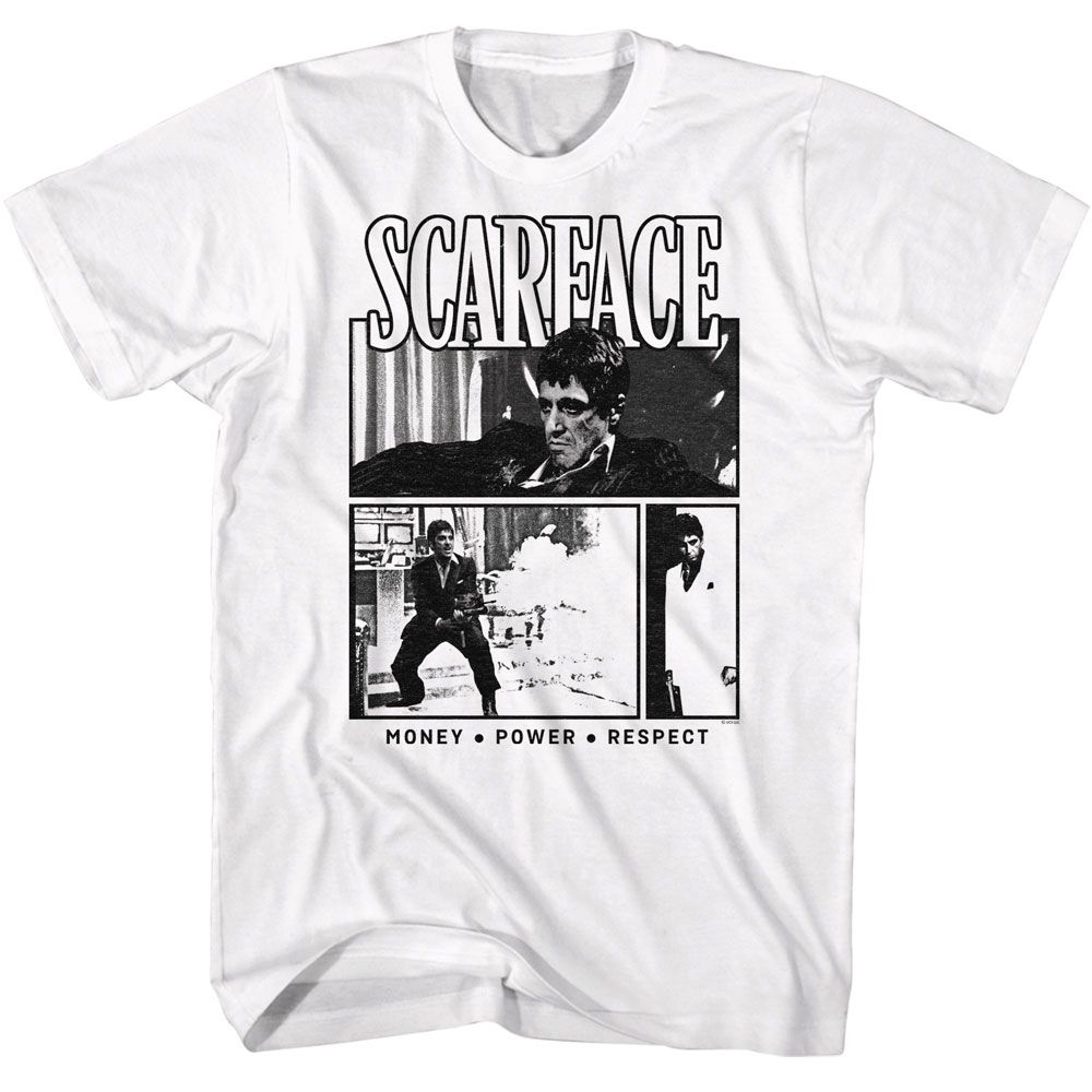 Scarface - Comic Background Boyfriend Tee Hoodie, Sweatshirt | CiraTrend.com