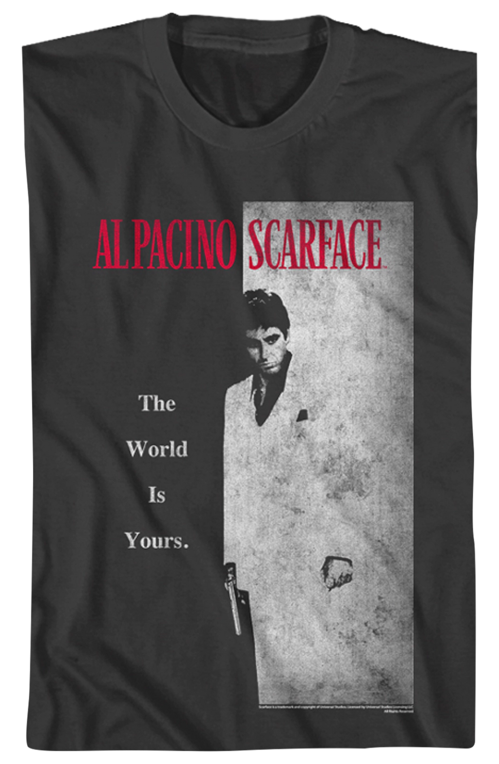 Scarface Movie Poster Smoke T-Shirt Hoodie, Sweatshirt | CiraTrend.com (Image 2)