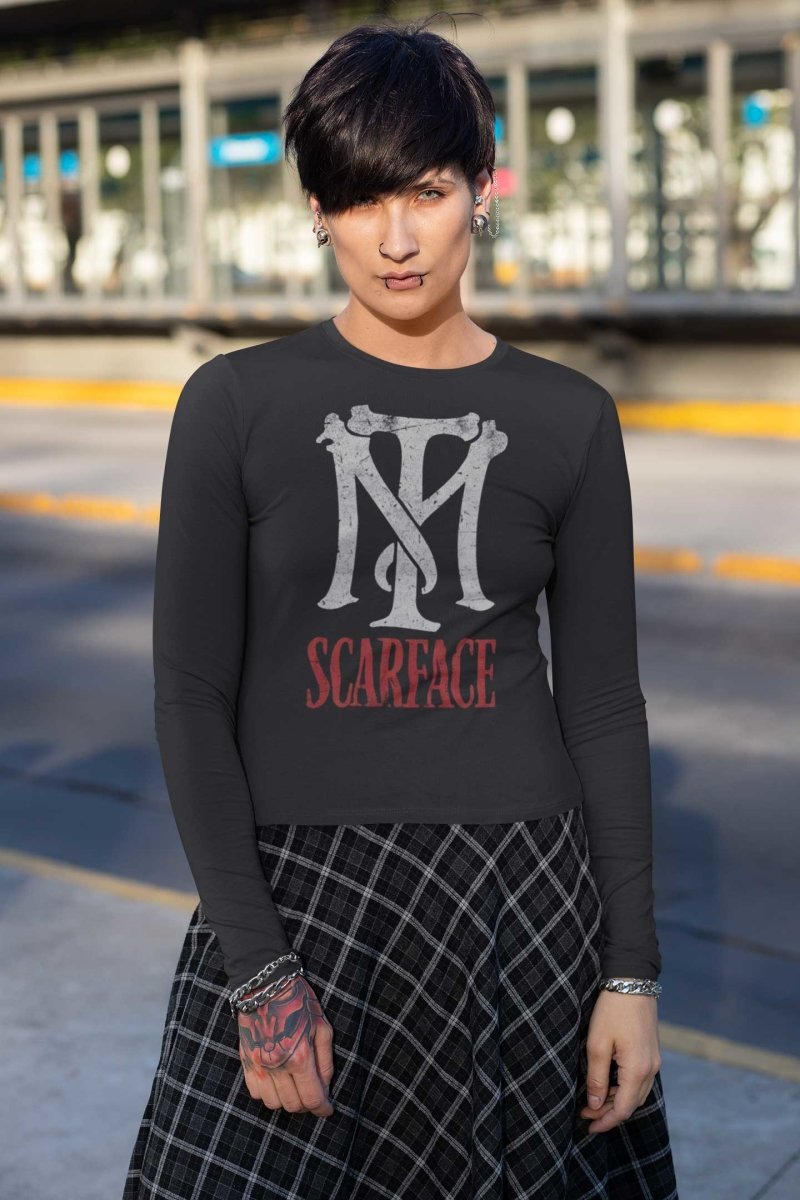 Scarface Tm Scarface Long Sleeve Boyfriend Tee Hoodie, Sweatshirt | CiraTrend.com (Image 1)