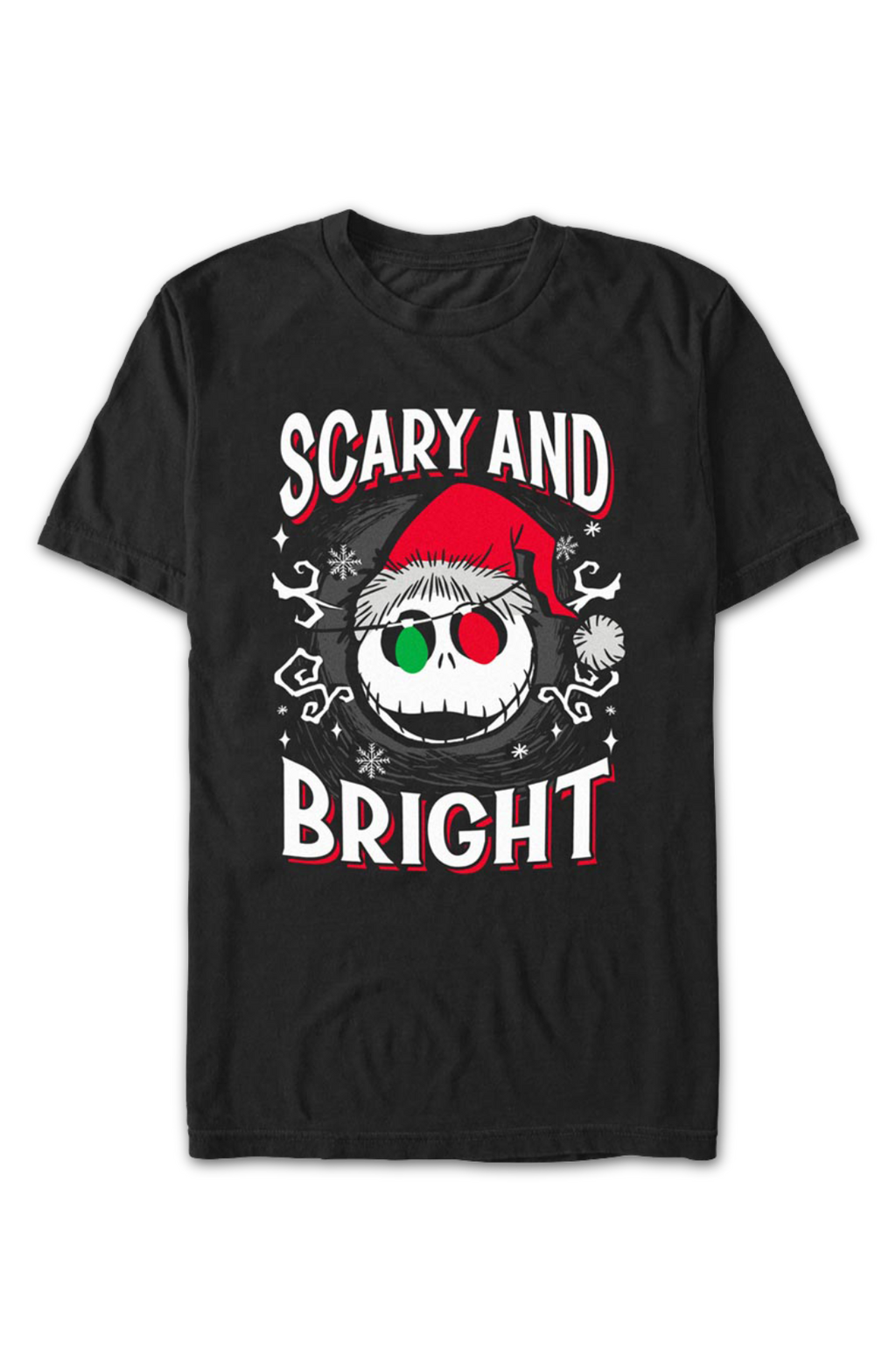 Scary And Bright Nightmare Before Christmas T-Shirt Hoodie, Sweatshirt | CiraTrend.com (Image 2)