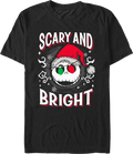 Scary And Bright Nightmare Before Christmas T-Shirt Hoodie, Sweatshirt | CiraTrend.com (Image 1)