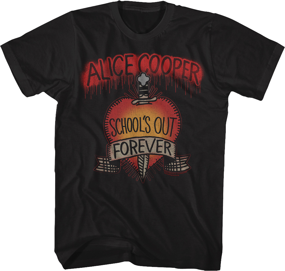 School's Out Forever Alice Cooper T-Shirt Hoodie, Sweatshirt | CiraTrend.com (Image 1)