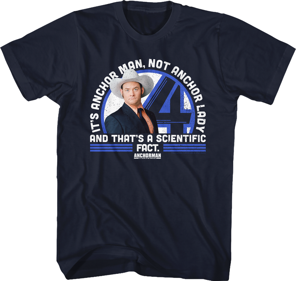 Scientific Fact Anchorman T-Shirt Hoodie, Sweatshirt | CiraTrend.com (Image 1)