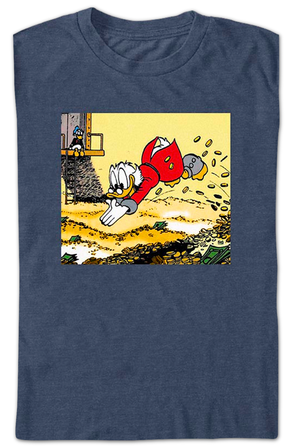 Scrooge McDuck's Money Vault Dive DuckTales T-Shirt Hoodie, Sweatshirt | CiraTrend.com (Image 2)