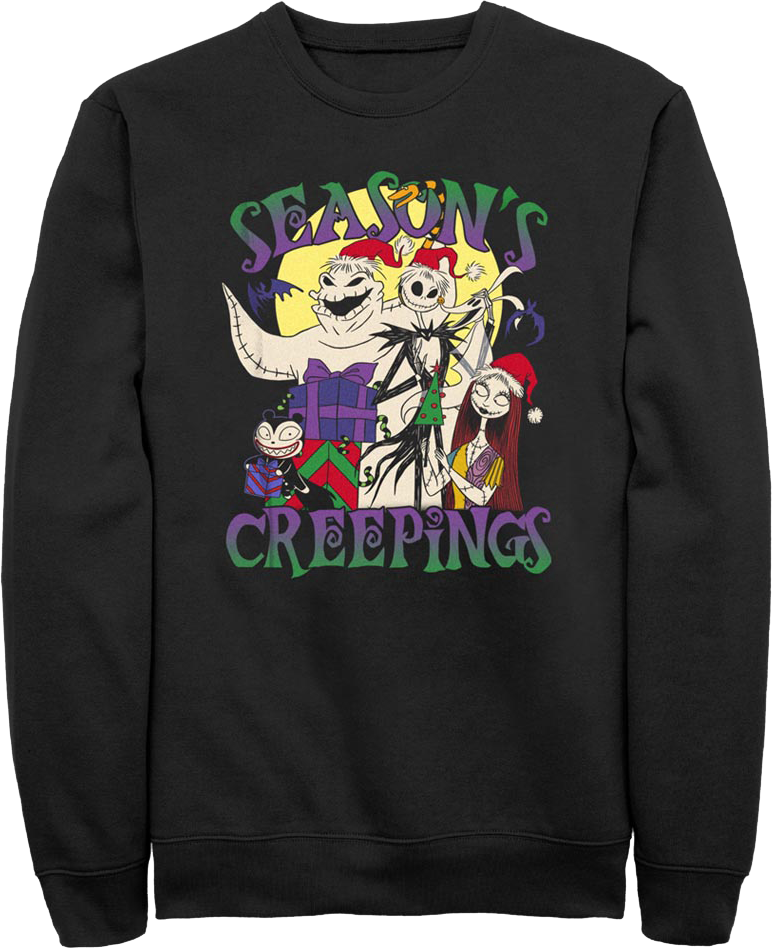 Seasons Creepings Nightmare Before Christmas Sweatshirt T-Shirts, Hoodie | CiraTrend.com (Image 1)