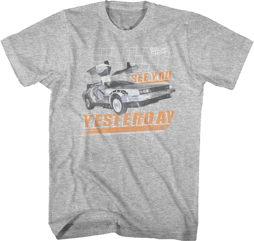 See You Yesterday Back Future T-Shirts, Hoodie, Sweatshirt